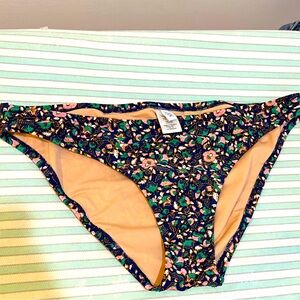 ✳️ NWOT JCrew swim bottoms navy floral print